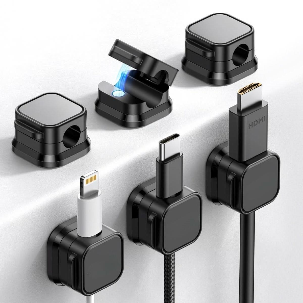 Magnetic Helper for Organization and Cable Management at Home