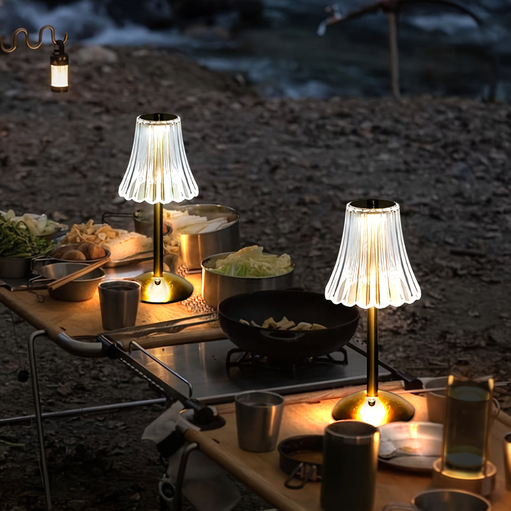Crystaluxe Lamp - LED Crystal Table Lamp with Touch Function