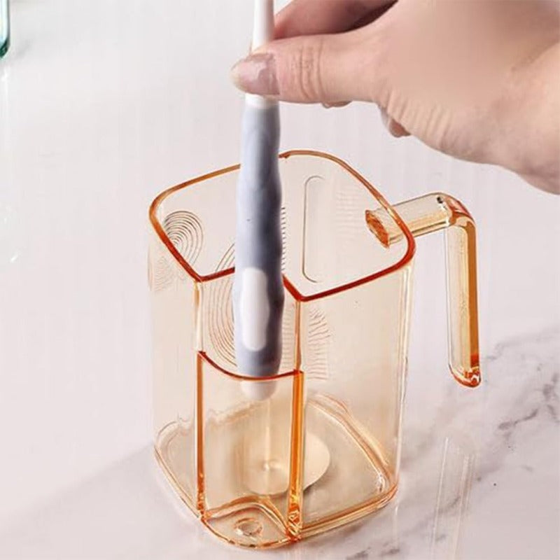 Self-Draining Toothbrush Tumbler