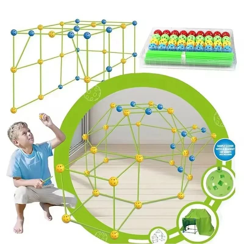 Creative tent for playful learning and building