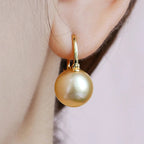 Black Pearl Earrings Available in White Champagne Grey Gold and Black Pearl Dangle Earrings
