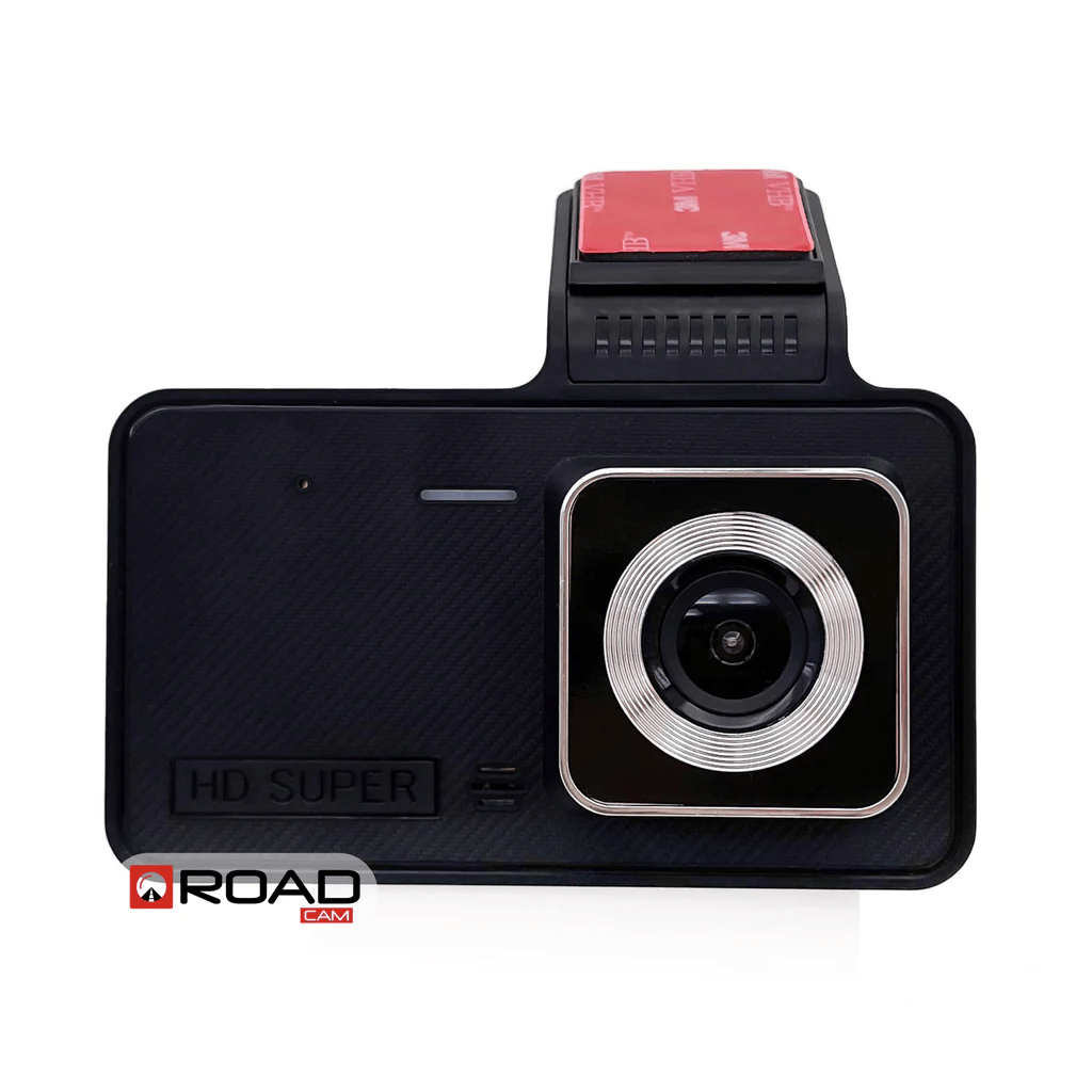 Dashcam with two lenses, 1080P HD and night vision - 170° wide angle