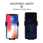 Quick Grip Auto-Clamping Wireless Charge Car Phone Holder