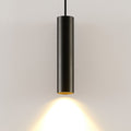 Pendant Light Black Aluminum Tube Style