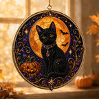 DIY Celestial Black Cat Window Hanging Kit