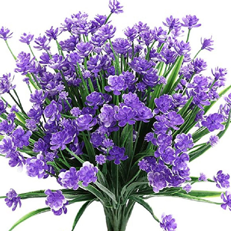 Artificial flowers outdoors