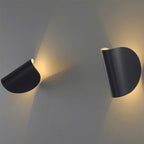 Eveline Modern Geometric LED 4 Color Wall Light Indoor/Outdoor Metal