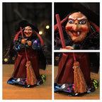Halloween Witch Doll Statue Decor Desktop