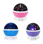 Ciaovie Romantic Night Lamp LED Projector Starry Sky