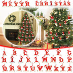 Personalized Christmas 24 Letters Ornaments