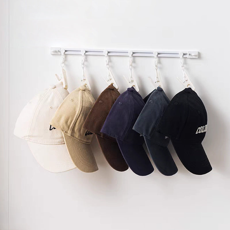 Sliding hooks that can be pushed without drilling