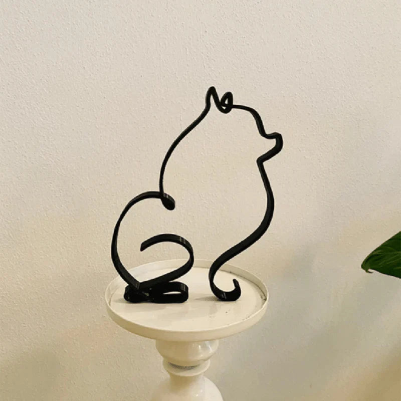 Dog Art Sculpture Home Decoration