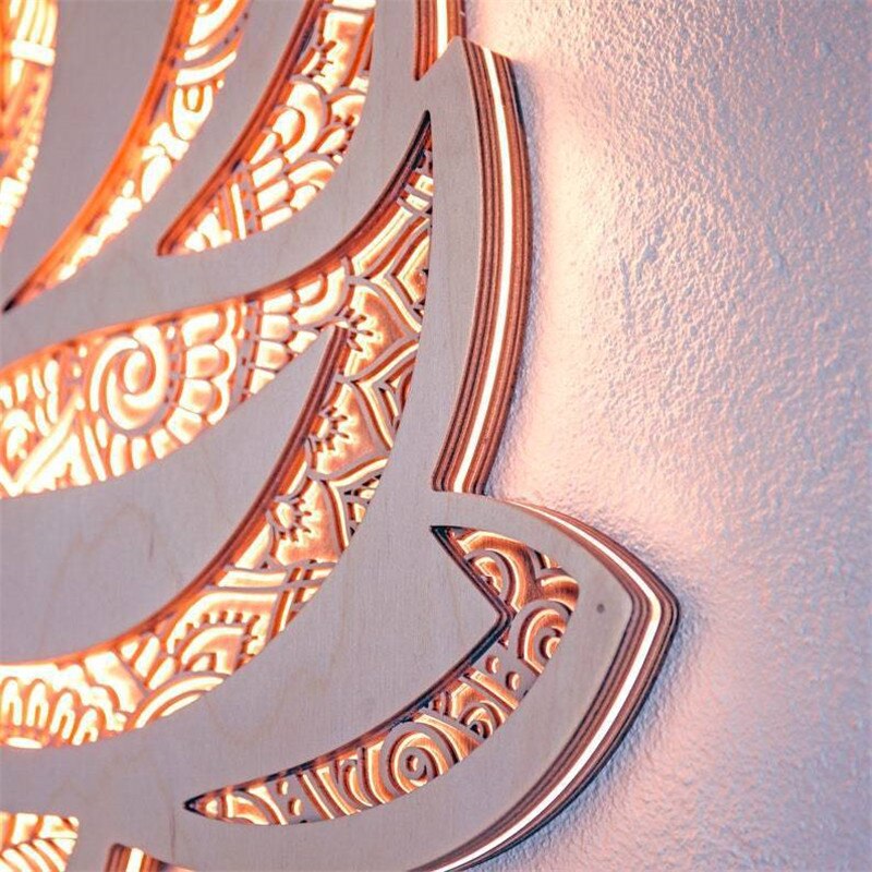 Spiritual Lotus Wall Lamp