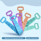 Silicone bath towel