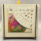 All-in-one Wood Yarn Bowl - Multifunctional Knitting Tool