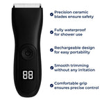 Waterproof – Ceramic Blade – Painless Cordless Grooming for Men – Smooth Results, No Nicks or Irritation