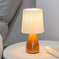 Dimmable Desk Lamp | Glass Base with USB Port for Adjustable Lighting in Home Office or Study | Pink Shade Lamp