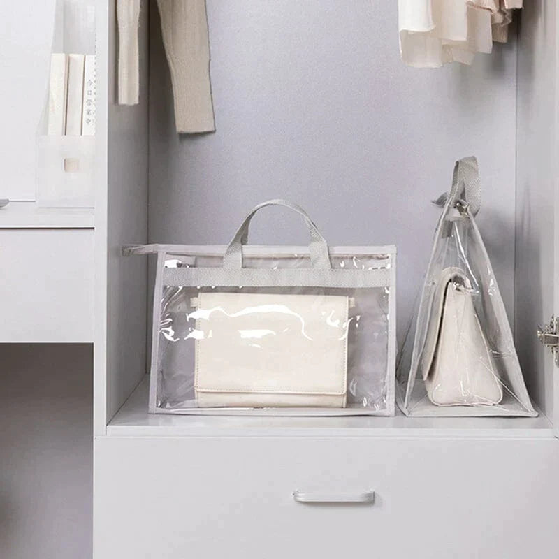 Transparent moisture-resistant dust bag