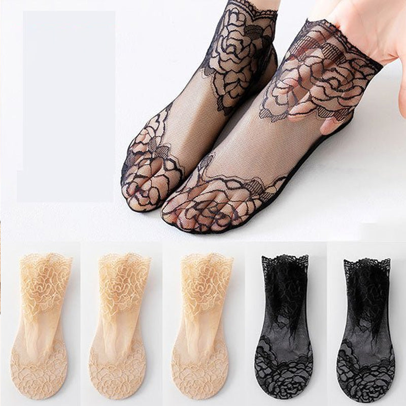 Women's Fashion Lace Socks