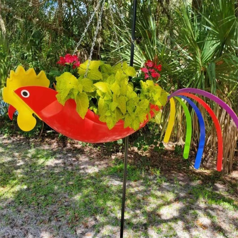 GardenChicken Hanging Pot – The fun decorative bowl for flowers & herbs