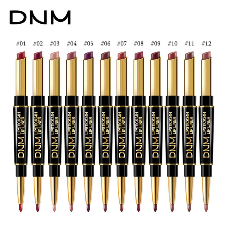 Lip liner and lip stick 2 in 1