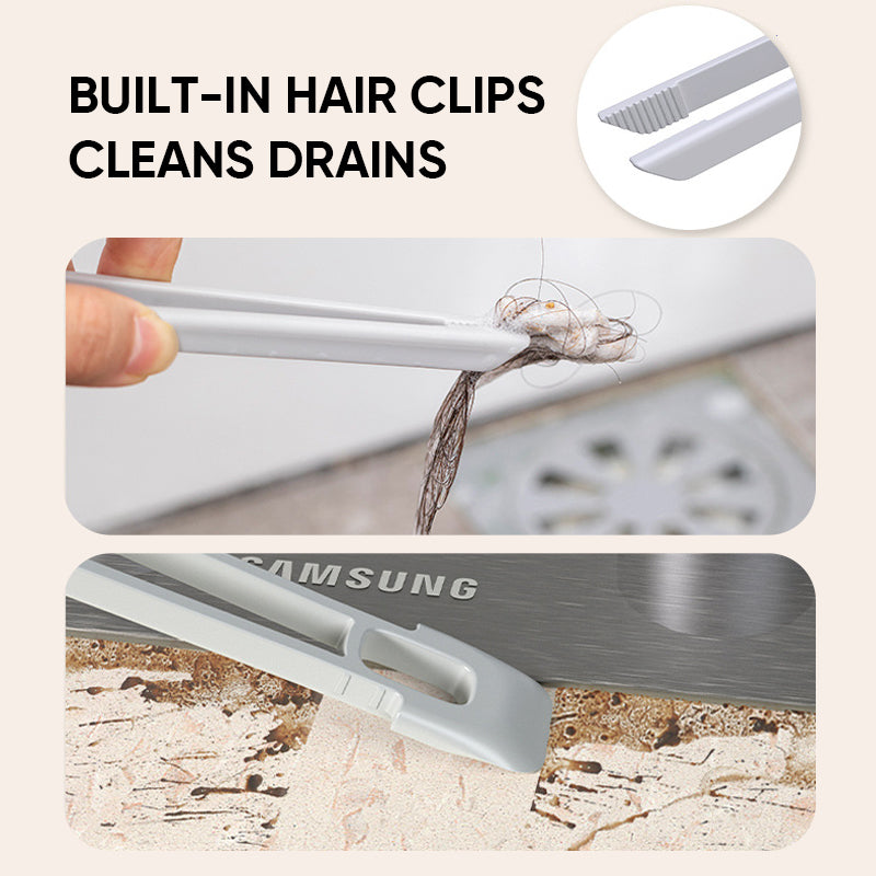 Multifunctional rotating slot cleaning brush