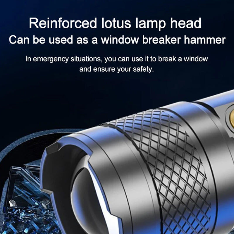Portable Strong Light Outdoor Flashlight