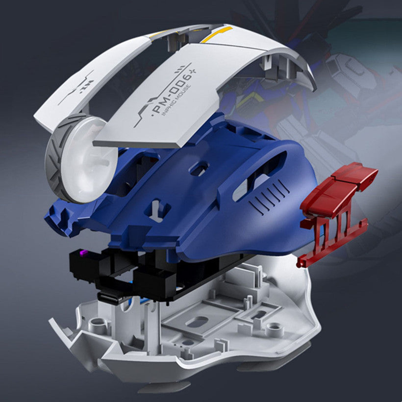 Mecha-Shaped Silent Wireless Mouse