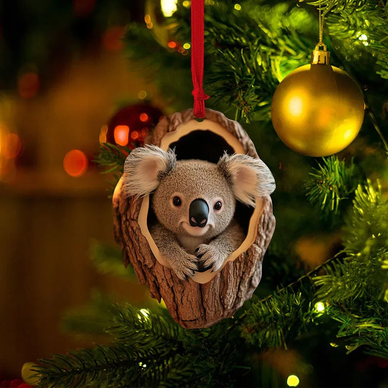 Christmas acrylic pendant