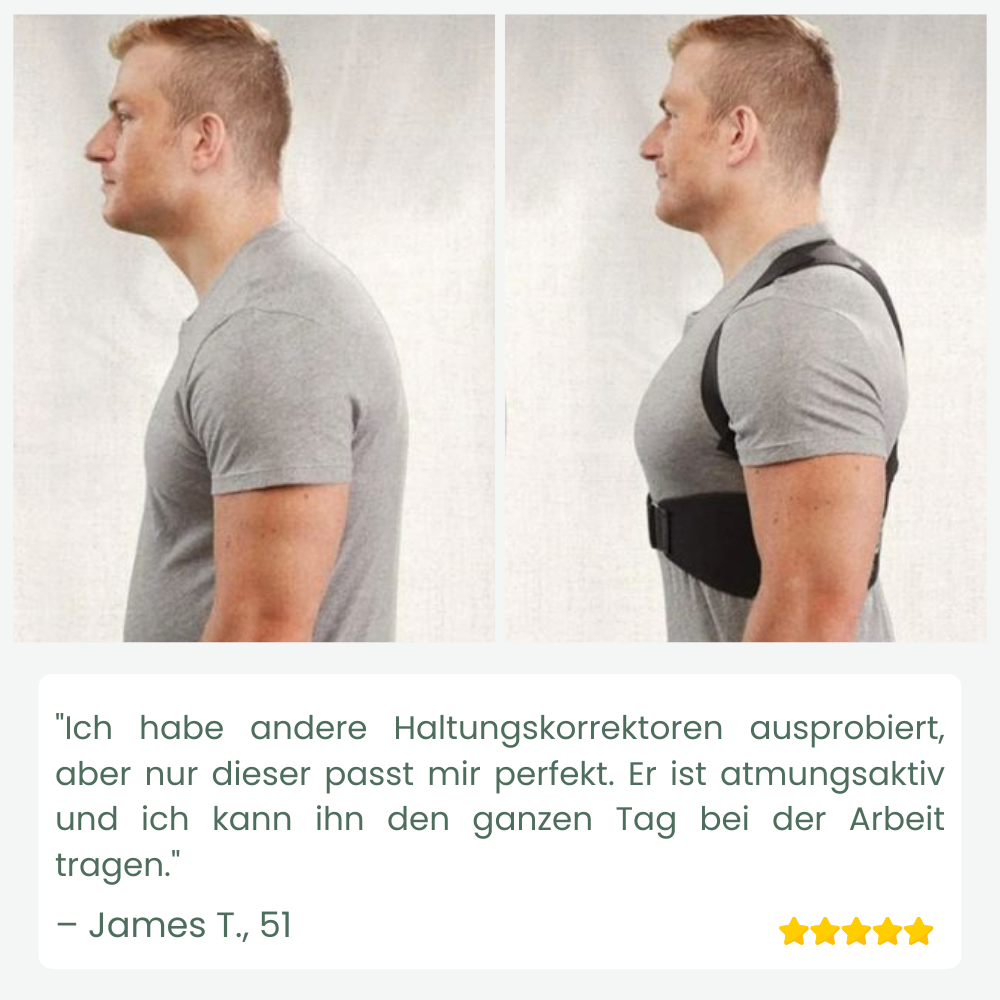 Back Hero — Pain-free upright & self-confident through the day