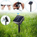 Solar Water Droplet String Lights