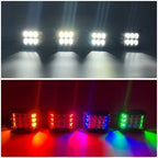 LED strobe spotlight with three sides for car