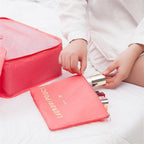 Travel Clothing Storage Bag (1 Set, 6 Pieces)