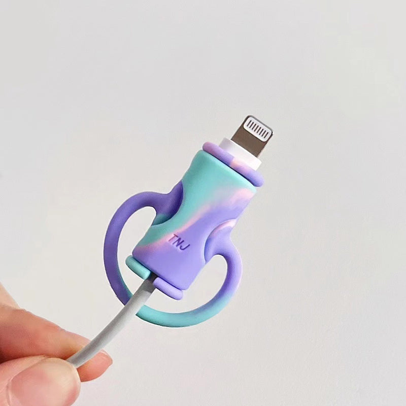 2 in 1 silicone data cable protection