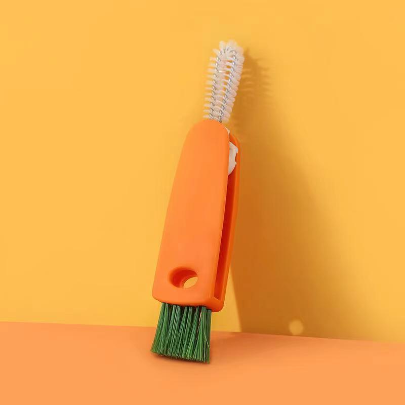 Creative 3-in-1 Multifunctional Cleaning Brush for Cup Lids