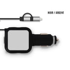 Ciaovie Car Charger Multi with Retractable Charging Cable