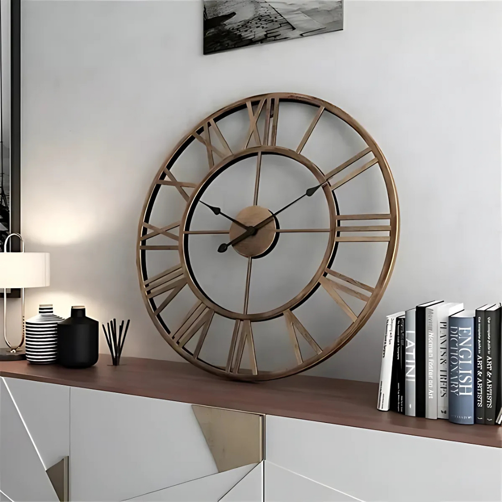 Exclusive Large Wall Clock with a Modern Look Framer