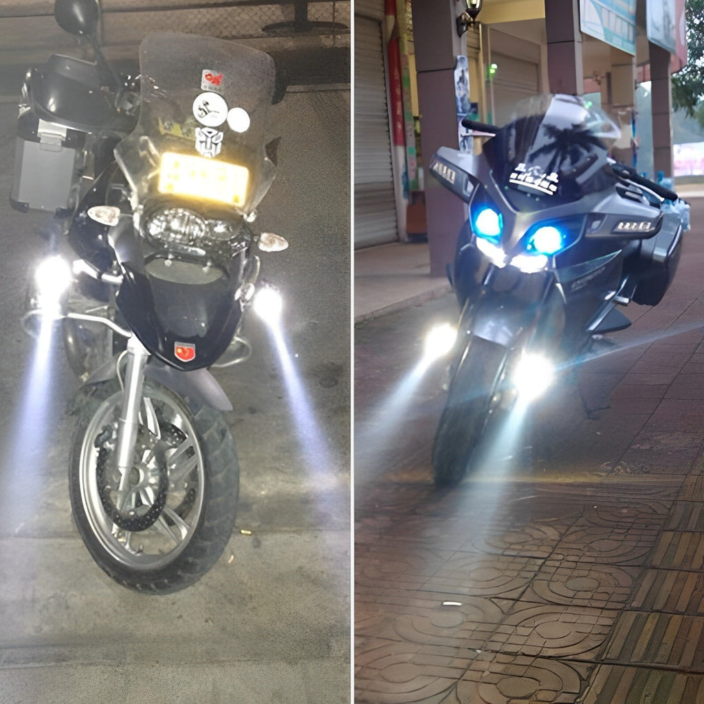 LED headlights for motorcycles