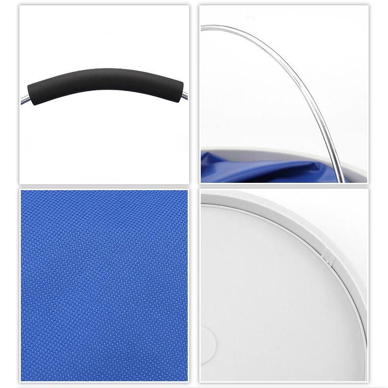 Foldable portable bucket for outdoor fishing