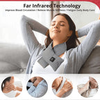 Heated adjustable scarf
