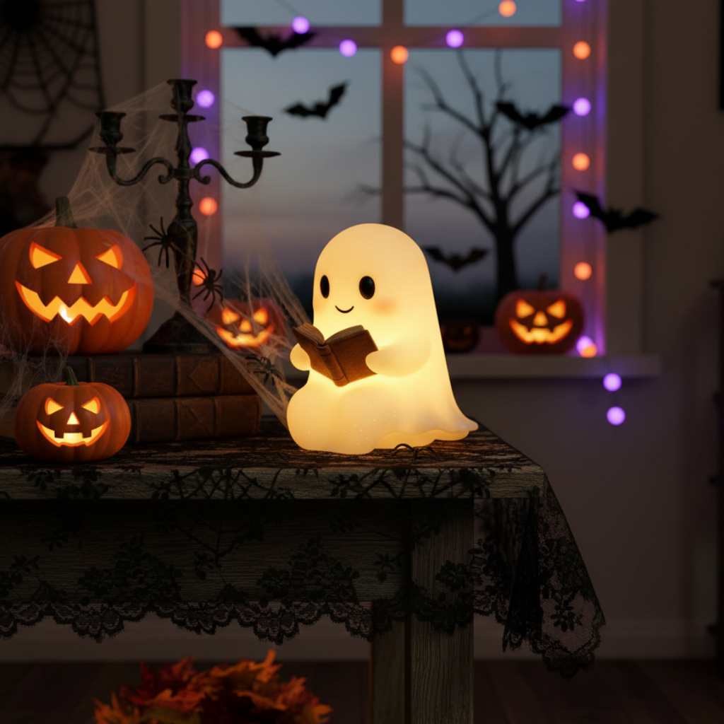 NightSpirit Lamp – Handmade Decorative Night Light with Warm Light