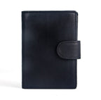 Vintage Leather PU Wallet with three compartments and multiple slots