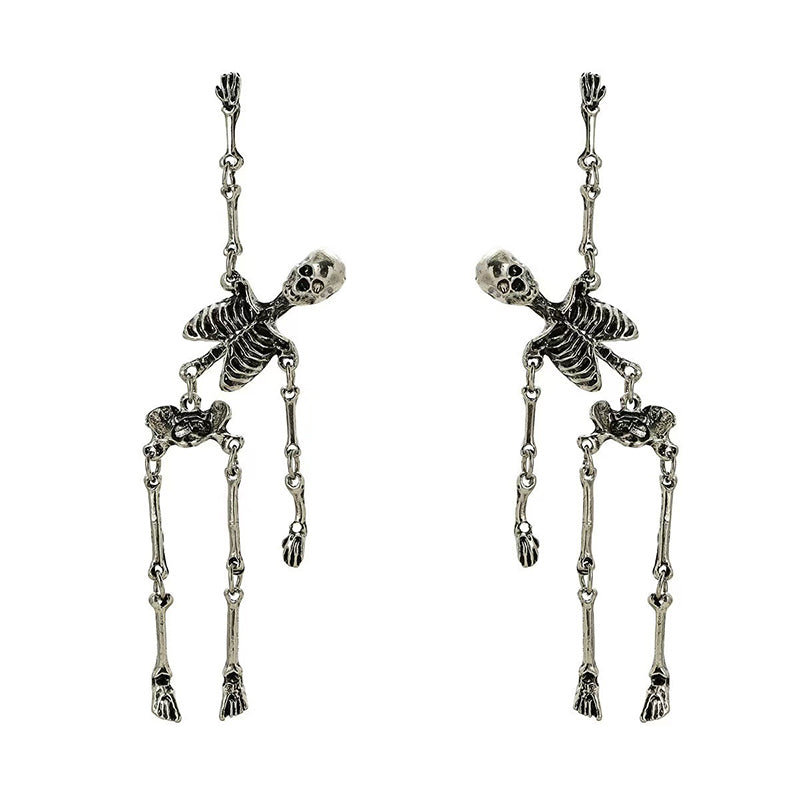 Halloween decorative skull earrings