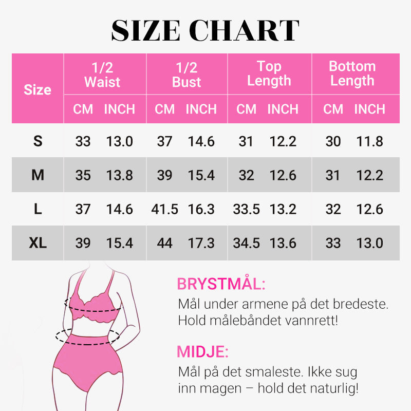 Bikini set with tummy control and high waist style