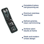 Precise Nail Trimming – Durable Stainless Steel – Compact Design – Ideal for Travel, Home & Everyday Grooming