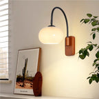 The elegance of glass and wood on your wall