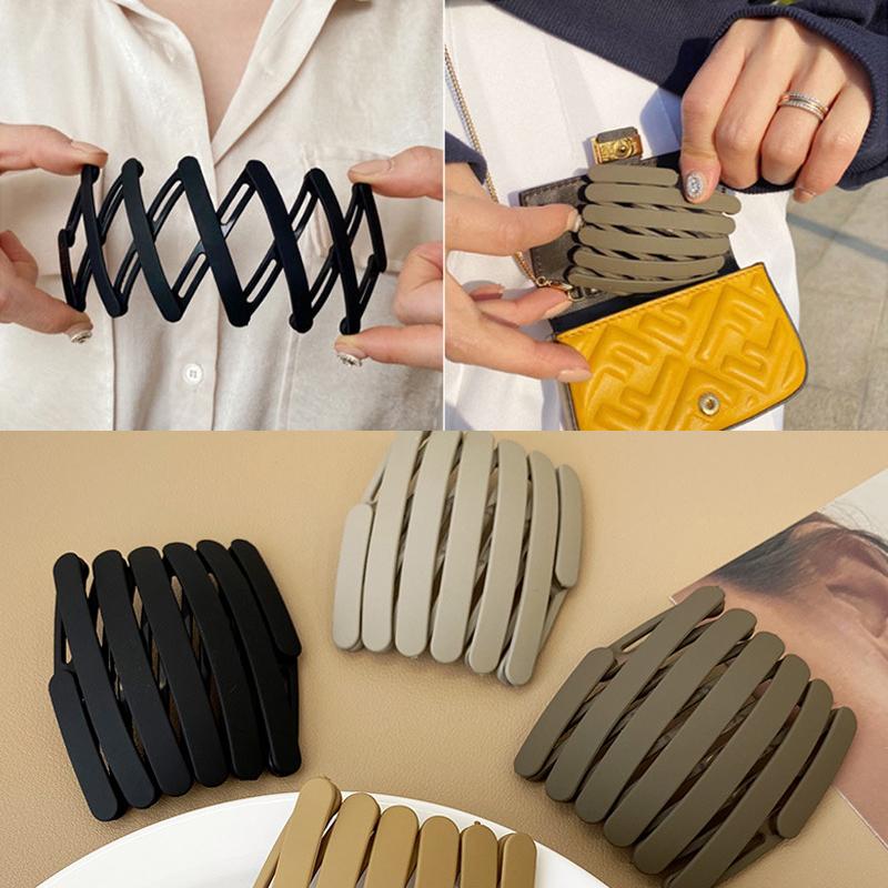 Wearable Telescopic Hairbands for Women's Hair
