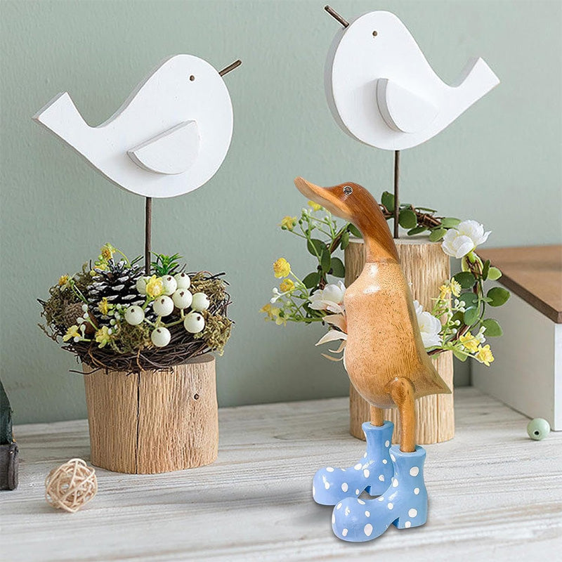 Hand Carved Duck Ornament