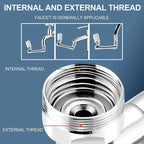 Universal 1080° Swiveling Robot Arm Swivel Extension Faucet Aerator