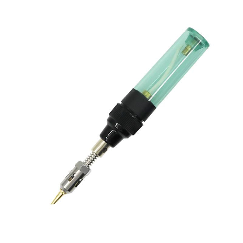 Portable welding tool with burner